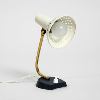 Perforated cone table lamp
