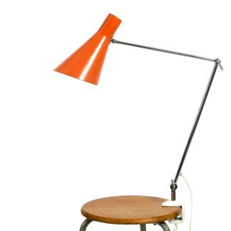 Orange cone clamp light
