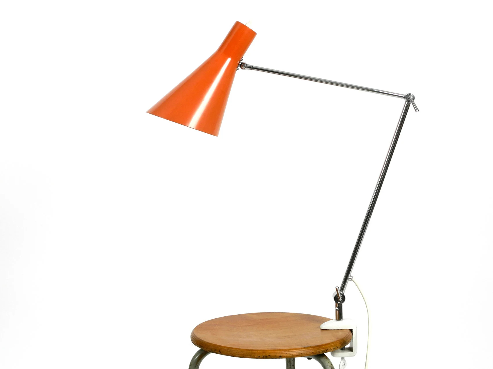 Orange cone clamp light