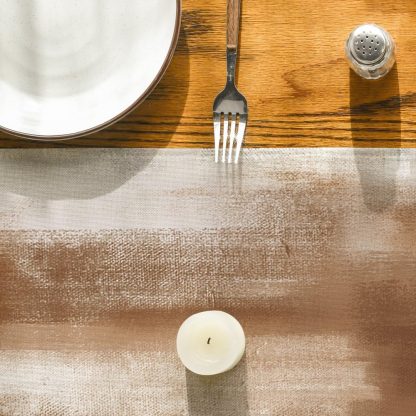 Abstract brushstroke table runner - Image 5