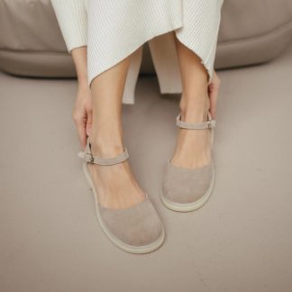 Ankle-strap Mary Jane flats