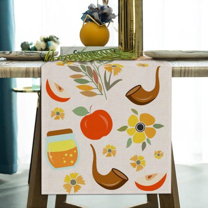 Apple Honey Shofar Table Runner - Image 4