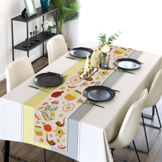 Apple Honey Shofar Table Runner