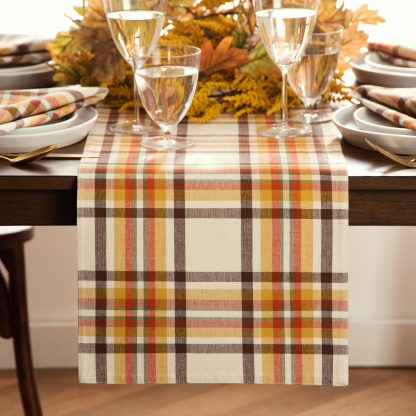 Autumn Plaid Harvest Tablecloth - Image 5