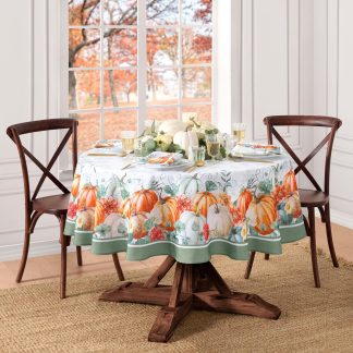 Autumn Pumpkin Harvest Tablecloth