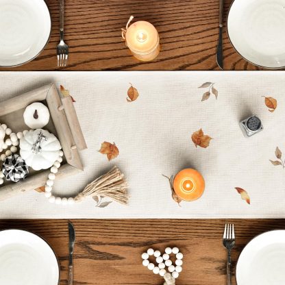 Autumn floral border table runner - Image 5