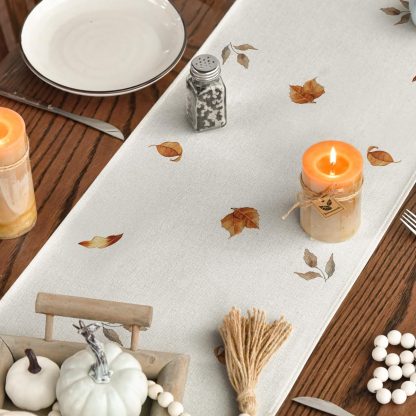 Autumn floral border table runner - Image 2