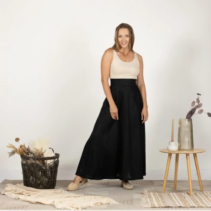 Black high waist maxi skirt - Image 6
