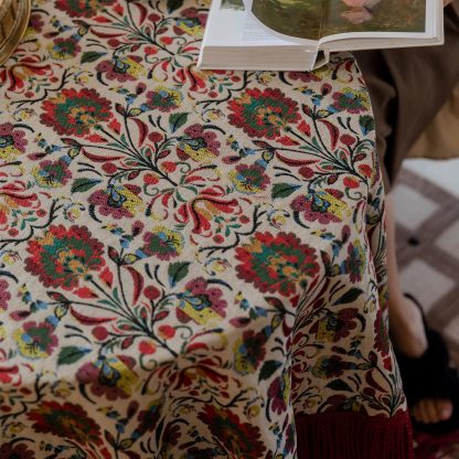 Bohemian Brocade Tassel Tablecloth - Image 7