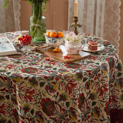 Bohemian Brocade Tassel Tablecloth - Image 4