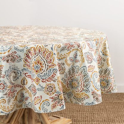 Bohemian Floral Medallion Tablecloth - Image 4
