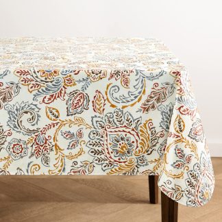 Bohemian Floral Medallion Tablecloth