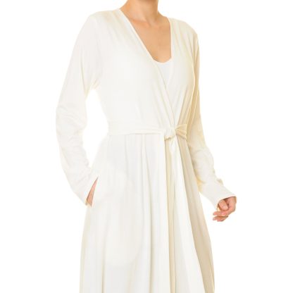 Bright Moonlight Lace-Up Robe - Image 7