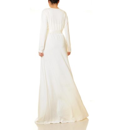 Bright Moonlight Lace-Up Robe - Image 3