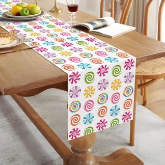 Candy Swirl Table Runner