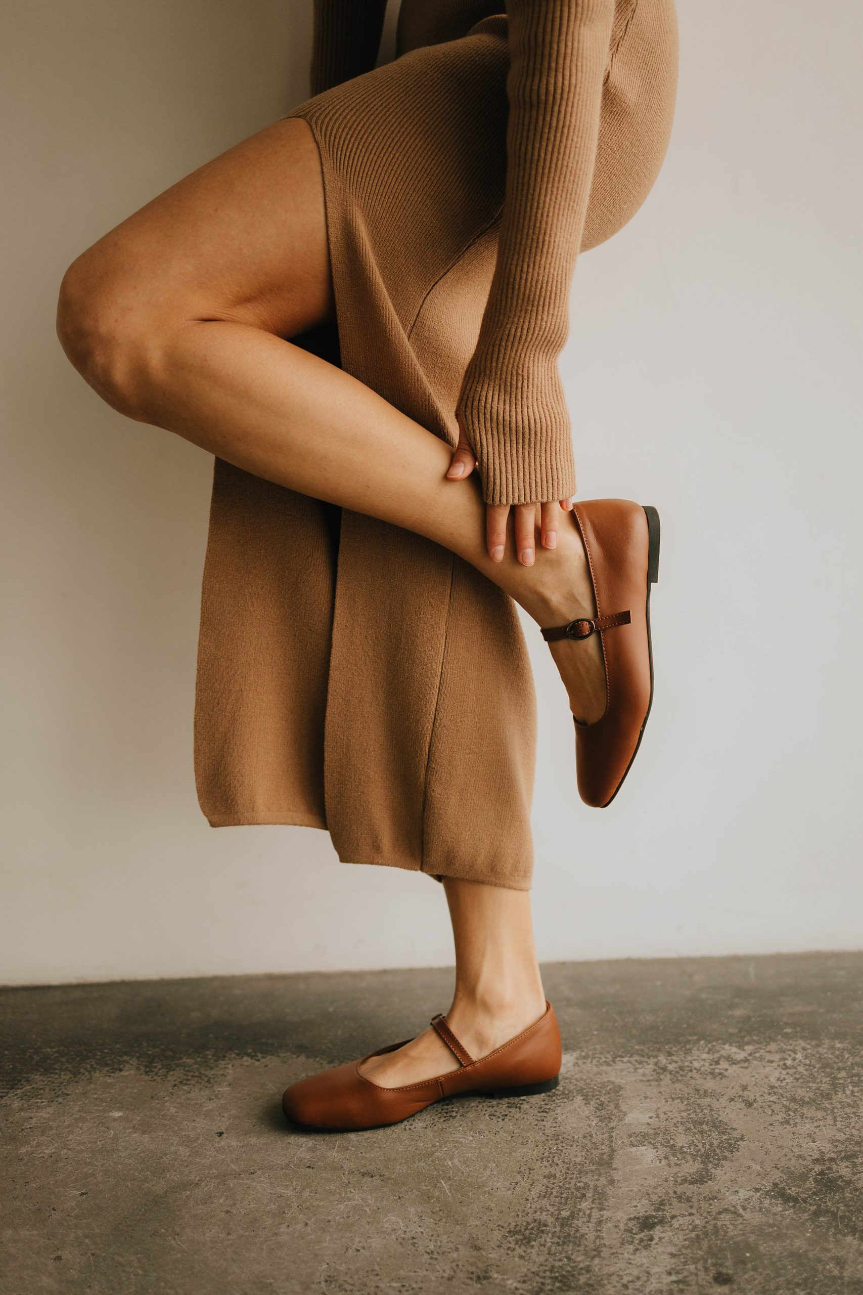 Classic Round Toe Mary Jane Flats - Image 6