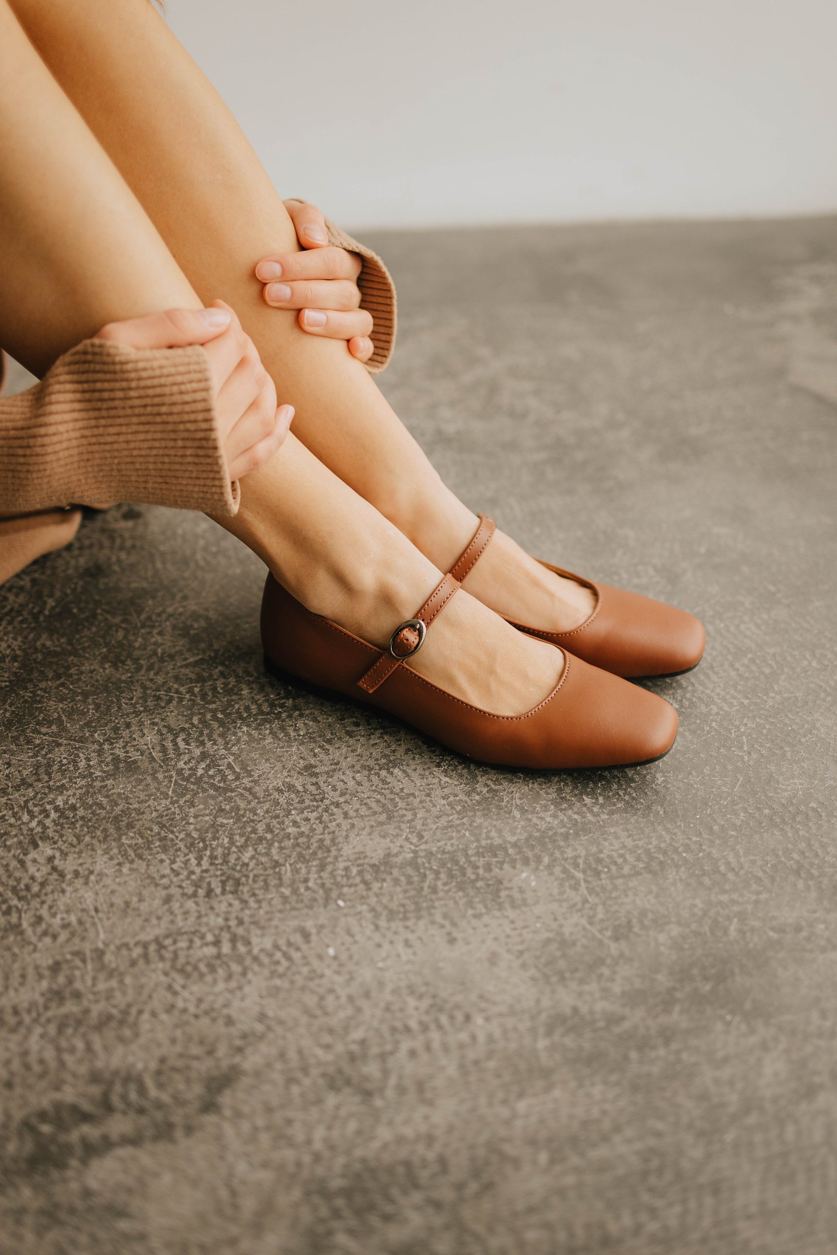 Classic Round Toe Mary Jane Flats - Image 5