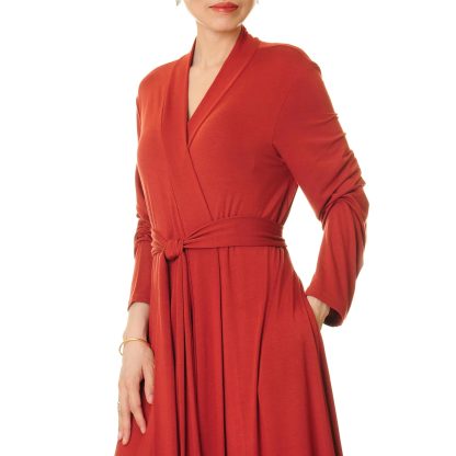 Ember Red Living Style Robe - Image 2