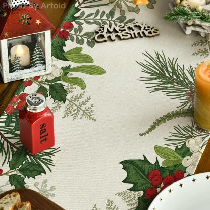 Festive Greenery Table Runner - Image 3