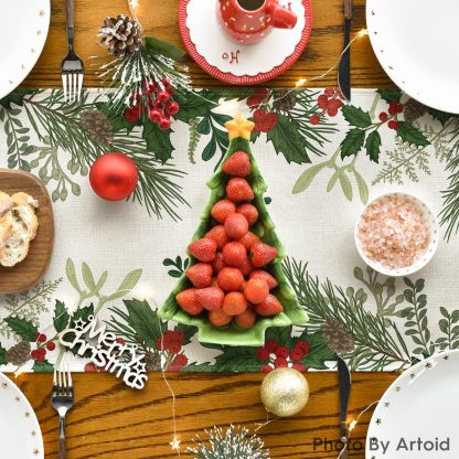 Festive Greenery Table Runner - Image 2