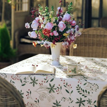 Holly and Mistletoe Tablecloth - Image 10