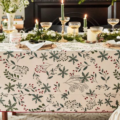 Holly and Mistletoe Tablecloth - Image 7