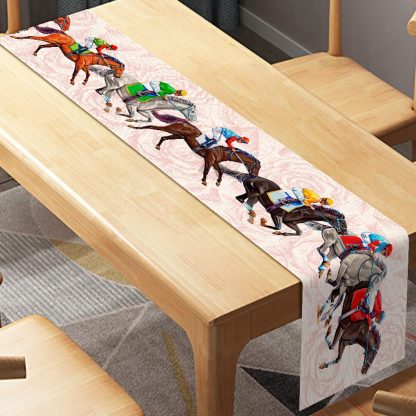 Horse Racing Table Runner