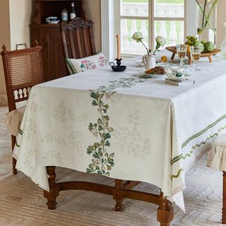 Light Leaf Shadow Center Axis Tablecloth