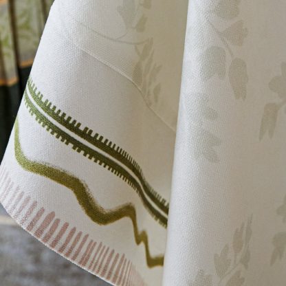 Light Leaf Shadow Center Axis Tablecloth - Image 7