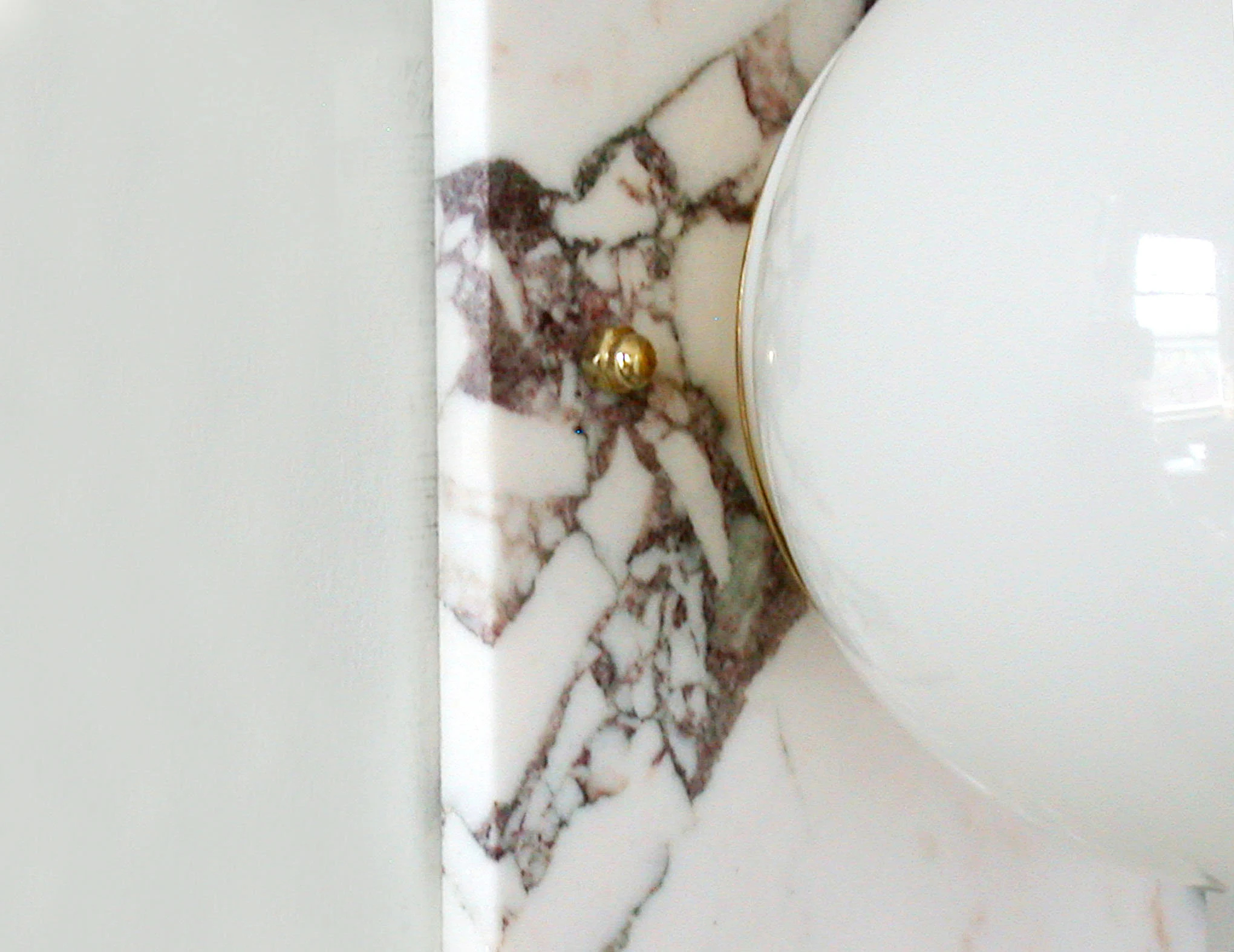Marble panel milky white spherical wall lamp - Image 5