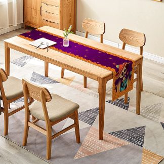 Mariachi Sugar Skull Table Runner