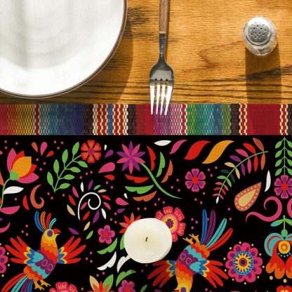 Mexican Folk Art Table Runner - Image 5