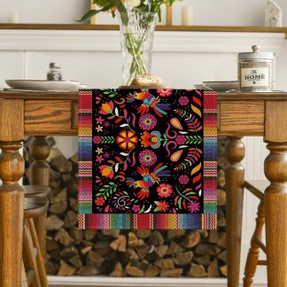 Mexican Folk Art Table Runner
