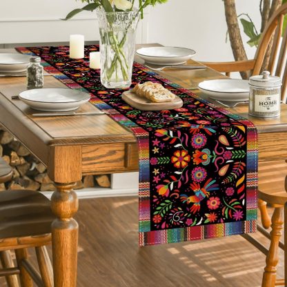 Mexican Folk Art Table Runner - Image 2