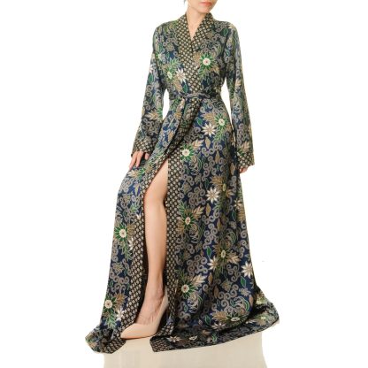 Midnight Garden Wrap Robe - Image 8