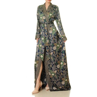 Midnight Garden Wrap Robe