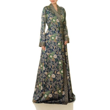 Midnight Garden Wrap Robe - Image 6
