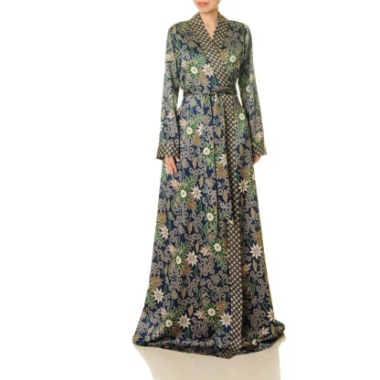 Midnight Garden Wrap Robe - Image 5