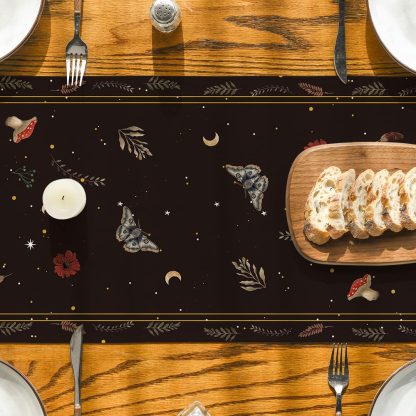 Midnight Moth and Moon Table Runner - Image 3