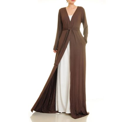 Mocha flowing lifestyle robe - Image 6