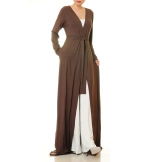 Mocha flowing lifestyle robe