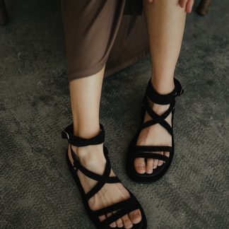 Multi-strap ankle sandals