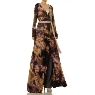 Muxia tie-dyed cardigan robe outerwear
