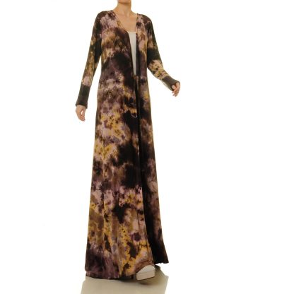Muxia tie-dyed cardigan robe outerwear - Image 4