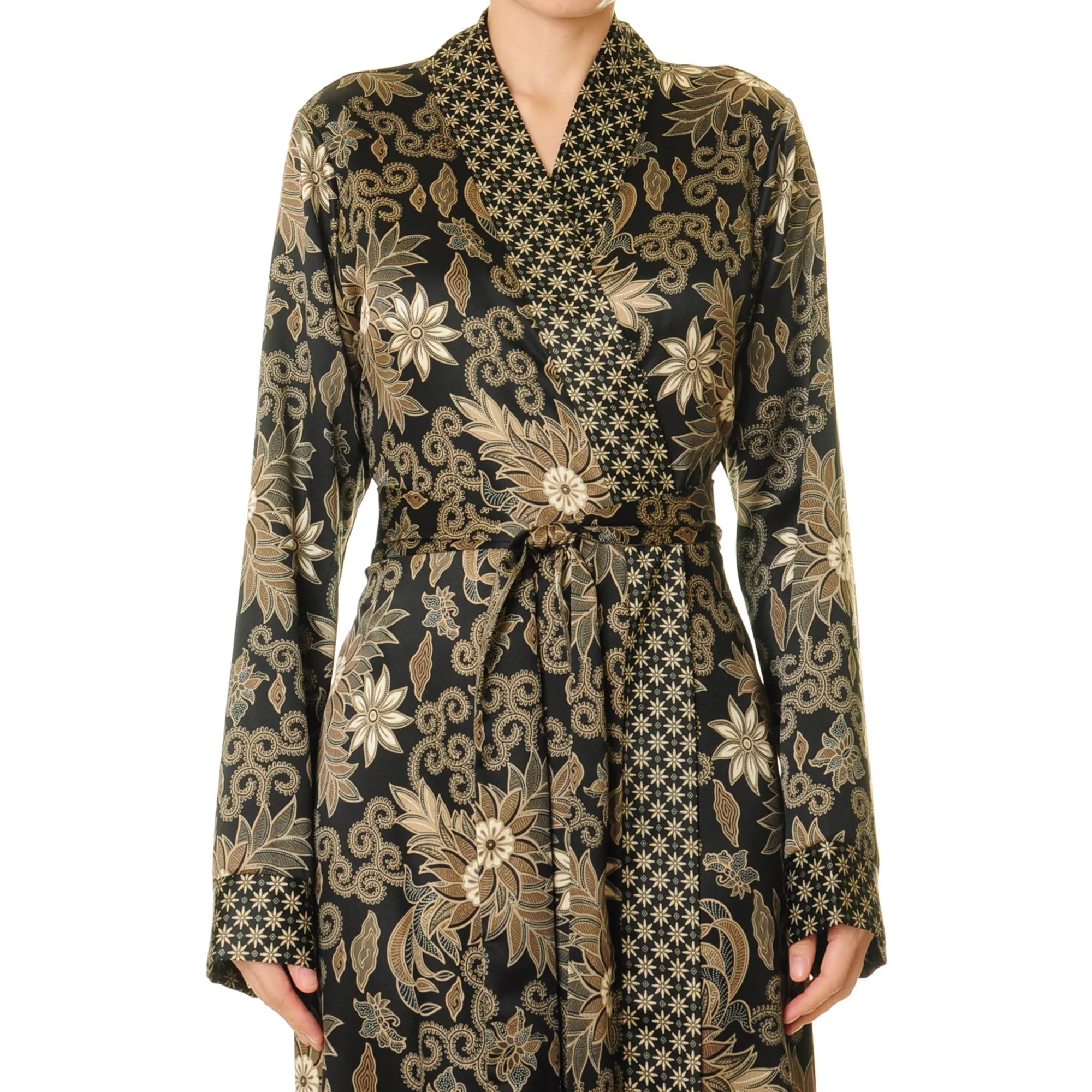 Nocturne Garden Wrap Robe - Image 3