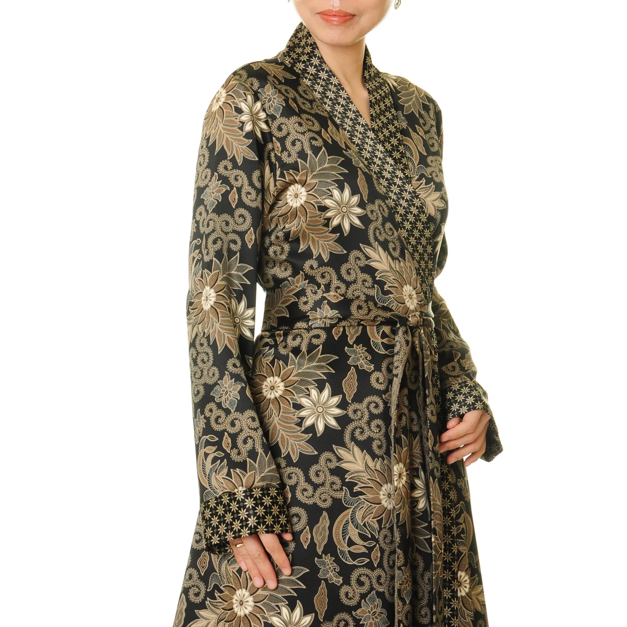 Nocturne Garden Wrap Robe - Image 2