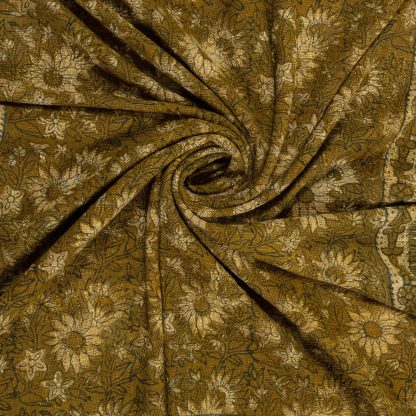 Olive Green Botanical Tassel Woven Throw Blanket - Image 6