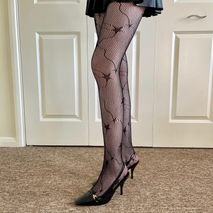 Dark star mesh pantyhose - Image 9