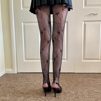 Dark star mesh pantyhose - Image 5