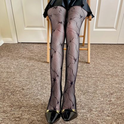 Dark star mesh pantyhose - Image 3